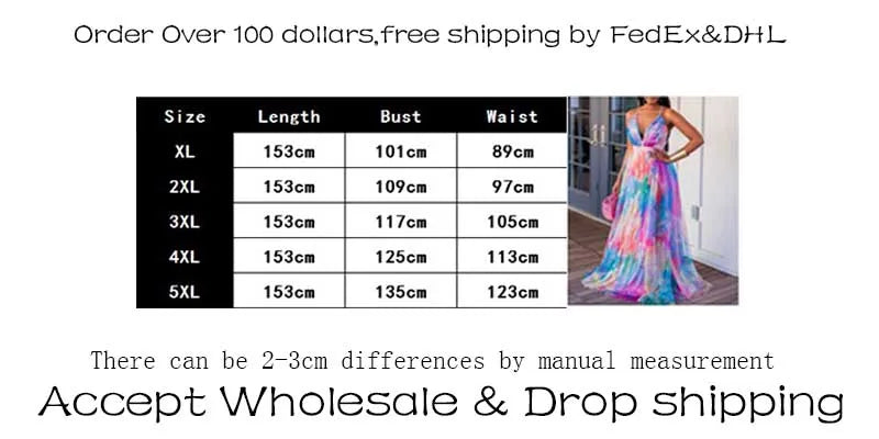 Robe Longue Dos Nu — Col en V, Imprimé Tie-Dye & Ourlet en Maille